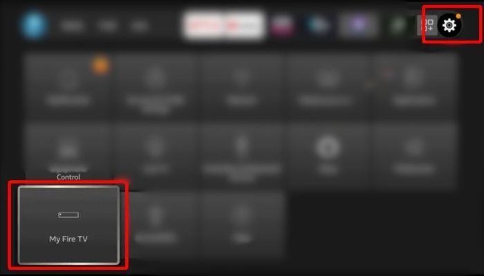 Sélectionnez My Fire TV