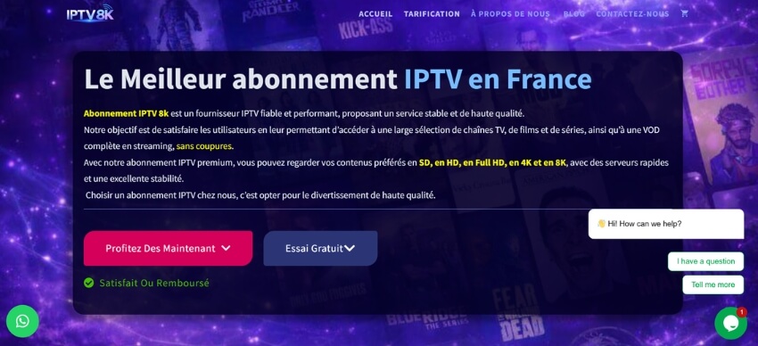 abonnement iptv 8k