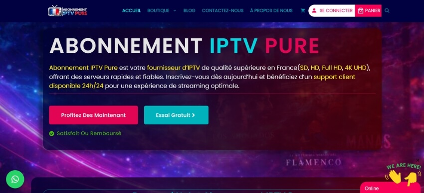 abonnement iptv pure